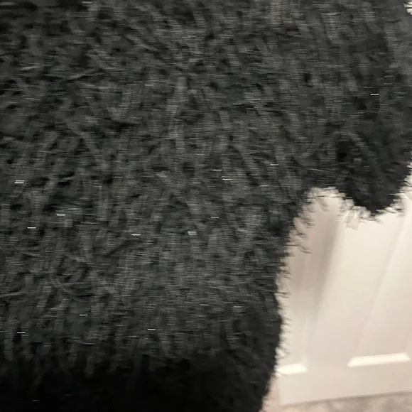 Zara size 9 Black Textured Women's Top - Picture 5 of 16